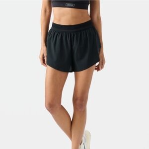 Women's Black Athletic Shorts